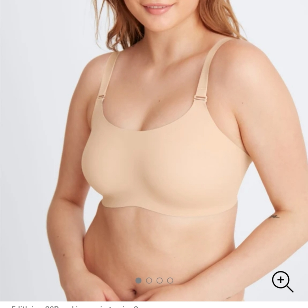 Knix 5 padded evolution bra beige grey nwt - Picture 1 of 6